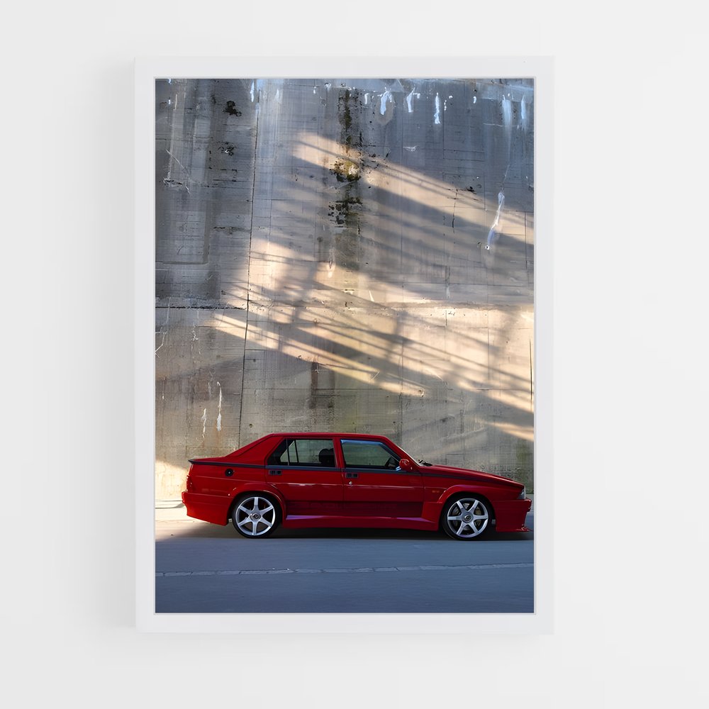 Poster turbo evoluzione – affiche Alfa Romeo (vue 3)